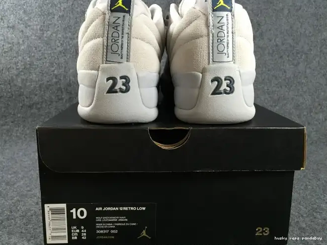 Cheap Husky 12 Grey Air Low 308317-002 Jordan Suede 0606